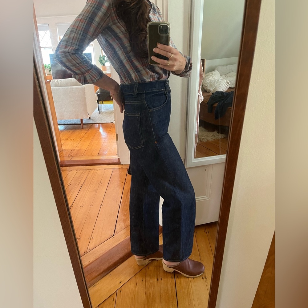 SOLD****IMOGENE + WILLIE Catherine Jeans 100% Cotton indigo high waist - Picture 2 of 9